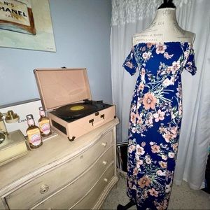 Blue Floral Altar’d State Maxi Dress